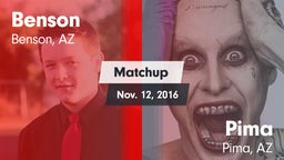 Matchup: Benson vs. Pima  2016