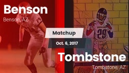 Matchup: Benson vs. Tombstone  2017