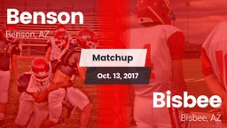 Matchup: Benson vs. Bisbee  2017