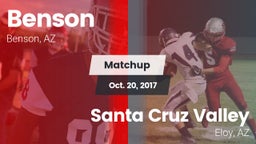 Matchup: Benson vs. Santa Cruz Valley  2017