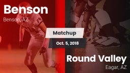 Matchup: Benson vs. Round Valley  2018