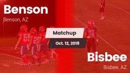 Matchup: Benson vs. Bisbee  2018