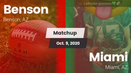Matchup: Benson vs. Miami  2020