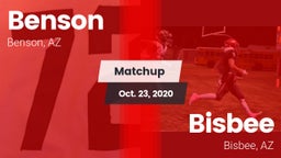 Matchup: Benson vs. Bisbee  2020