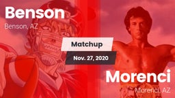 Matchup: Benson vs. Morenci  2020