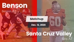 Matchup: Benson vs. Santa Cruz Valley  2020