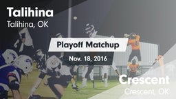 Matchup: Talihina vs. Crescent  2016