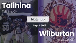 Matchup: Talihina vs. Wilburton  2017