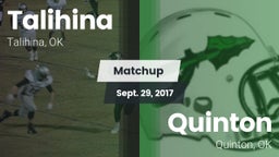 Matchup: Talihina vs. Quinton  2017