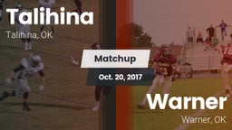 Matchup: Talihina vs. Warner  2017