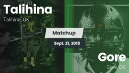 Matchup: Talihina vs. Gore  2018