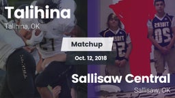 Matchup: Talihina vs. Sallisaw Central  2018