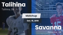 Matchup: Talihina vs. Savanna  2018