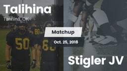 Matchup: Talihina vs. Stigler JV 2018