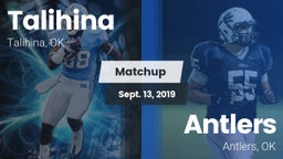 Matchup: Talihina vs. Antlers  2019