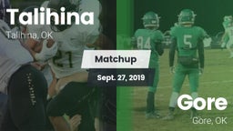 Matchup: Talihina vs. Gore  2019