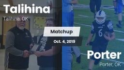 Matchup: Talihina vs. Porter  2019