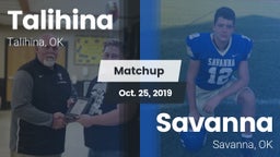 Matchup: Talihina vs. Savanna  2019