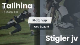 Matchup: Talihina vs. Stigler jv 2019