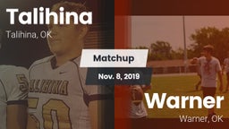 Matchup: Talihina vs. Warner  2019