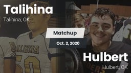 Matchup: Talihina vs. Hulbert  2020