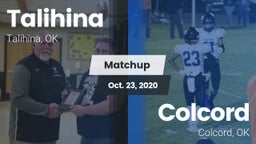 Matchup: Talihina vs. Colcord  2020