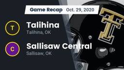 Recap: Talihina  vs. Sallisaw Central  2020