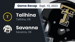 Recap: Talihina  vs. Savanna  2023