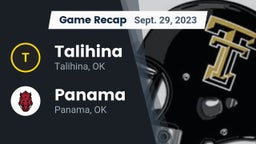Recap: Talihina  vs. Panama  2023