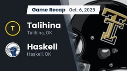 Recap: Talihina  vs. Haskell  2023