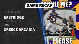 Recap: Eastridge  vs. Greece Arcadia  2016