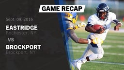 Recap: Eastridge  vs. Brockport  2016