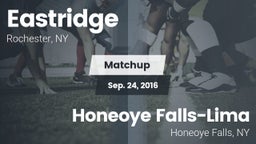 Matchup: Eastridge vs. Honeoye Falls-Lima  2016