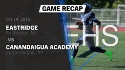Recap: Eastridge  vs. Canandaigua Academy  2016