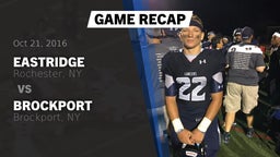 Recap: Eastridge  vs. Brockport  2016