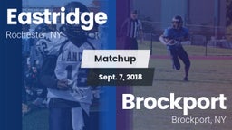 Matchup: Eastridge vs. Brockport  2018