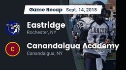 Recap: Eastridge  vs. Canandaigua Academy  2018