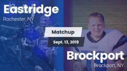 Matchup: Eastridge vs. Brockport  2019