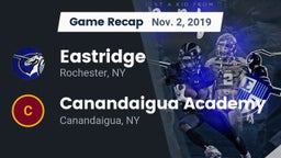 Recap: Eastridge  vs. Canandaigua Academy  2019