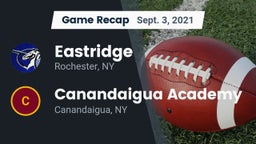 Recap: Eastridge  vs. Canandaigua Academy  2021