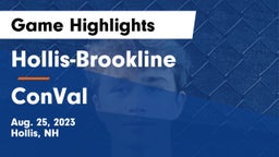 Hollis-Brookline  vs ConVal  Game Highlights - Aug. 25, 2023