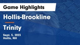 Hollis-Brookline  vs Trinity Game Highlights - Sept. 5, 2023