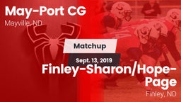Matchup: Mayville-Portland-Cl vs. Finley-Sharon/Hope-Page  2019