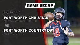 Recap: Fort Worth Christian  vs. Fort Worth Country Day  2016