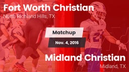 Matchup: Fort Worth Christian vs. Midland Christian  2016