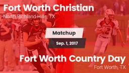 Matchup: Fort Worth Christian vs. Fort Worth Country Day  2017