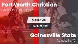 Matchup: Fort Worth Christian vs. Gainesville State  2017