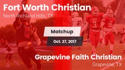 Matchup: Fort Worth Christian vs. Grapevine Faith Christian  2017