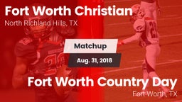 Matchup: Fort Worth Christian vs. Fort Worth Country Day  2018