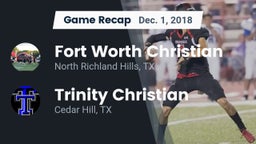 Recap: Fort Worth Christian  vs. Trinity Christian  2018